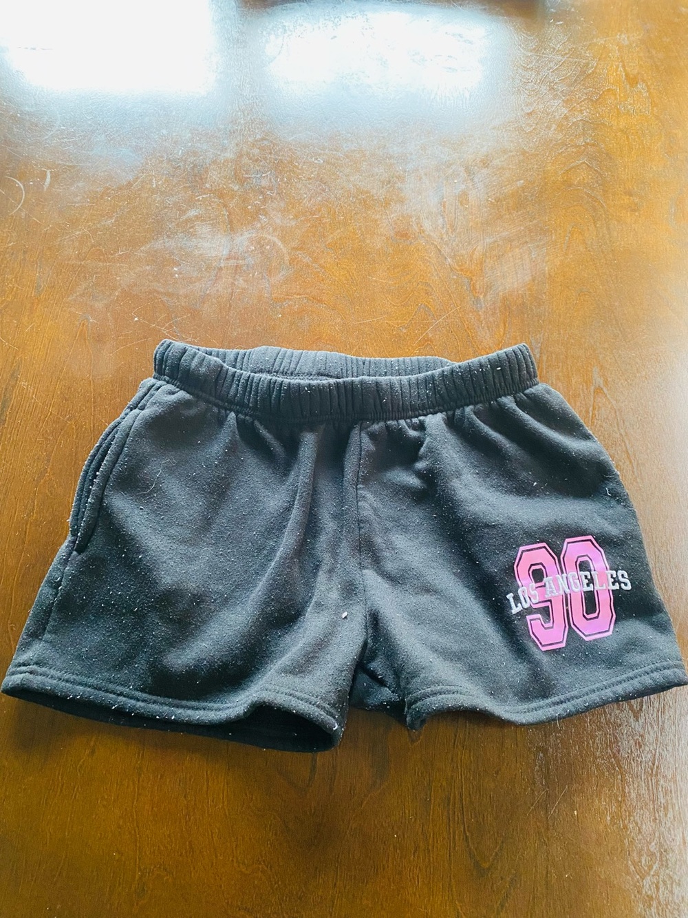 Black Los Angeles Graphic Women's Shorts